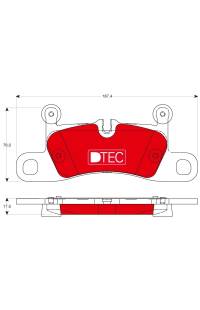 Kit pastiglie freno, Freno a disco CON IMPASTO COTEC TRW