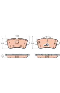 Kit pastiglie freno, Freno a disco TRW