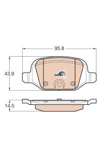Kit pastiglie freno, Freno a disco TRW
