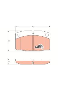 Kit pastiglie freno, Freno a disco TRW