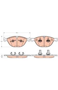 Kit pastiglie freno, Freno a disco TRW