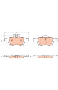 Kit pastiglie freno, Freno a disco TRW