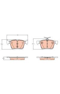 Kit pastiglie freno, Freno a disco TRW