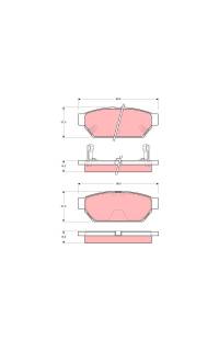 Kit pastiglie freno, Freno a disco TRW