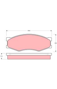Kit pastiglie freno, Freno a disco TRW