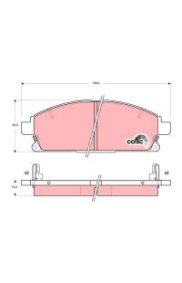 Kit pastiglie freno, Freno a disco TRW