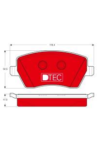 Kit pastiglie freno, Freno a disco TRW 161-GDB3332DTE