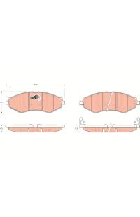 Kit pastiglie freno, Freno a disco TRW