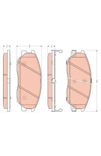 Kit pastiglie freno, Freno a disco TRW