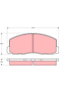 Kit pastiglie freno, Freno a disco TRW