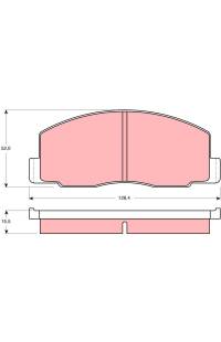 Kit pastiglie freno, Freno a disco TRW