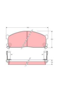 Kit pastiglie freno, Freno a disco TRW