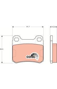 Kit pastiglie freno, Freno a disco TRW 161-GDB911