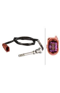 Sensore, temperatura gas di scarico hella