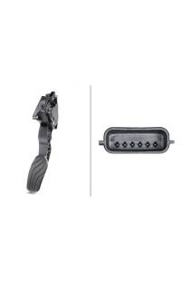 Sensore, posizione pedale a gas hella