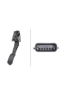 Sensore, posizione pedale a gas hella