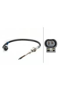 Sensore, temperatura gas di scarico hella
