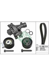 Pompa acqua + Kit cinghie dentate INA