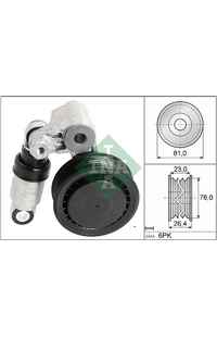 Braccio tenditore, Cinghia Poly-V INA