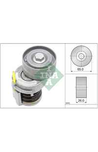 Braccio tenditore, Cinghia Poly-V INA