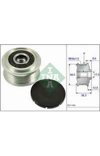 Dispositivo ruota libera alternatore INA
