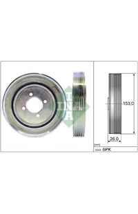 Puleggia cinghia, Albero a gomiti INA