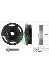 Kit pulegge, Albero motore/a gomito INA 204-544 0121 20