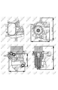Radiatore olio, Olio motore nrf