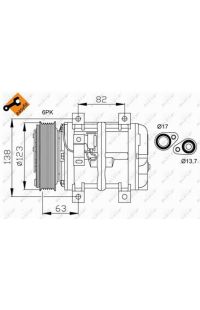 Puleggia cinghia, Albero a gomiti nrf