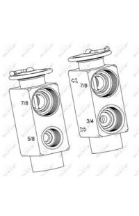 Valvola ad espansione, Climatizzatore nrf