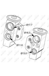 Valvola ad espansione, Climatizzatore nrf