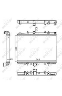 Radiatore, Raffreddamento motore nrf