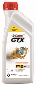 5W30 GTX RN17 OLIO MOTORE CASTROL 1Lt Castrol 5W30 GTX RN17 OLIO MOTORE CASTROL 1Lt Castrol