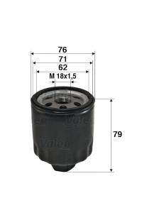 Filtro olio valeo