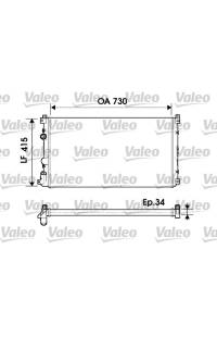 Radiatore, Raffreddamento motore valeo