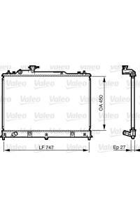 Radiatore, Raffreddamento motore valeo