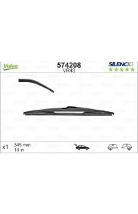VALEO SILENCIO Spazzola tergi  VR43 POST valeo
