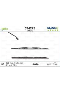 VALEO SILENCIO Spazzola tergi  VM210 2PZ valeo