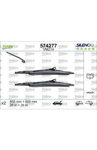 VALEO SILENCIO Spazzola tergi (kit dx+sx) valeo