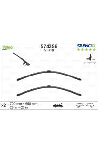 Spazzola tergi (kit dx+sx) valeo