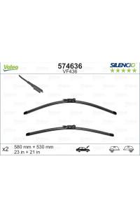 Spazzola tergi (kit dx+sx) VF636 valeo