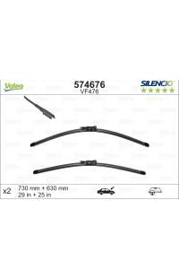 Spazzola tergi (kit dx+sx) valeo