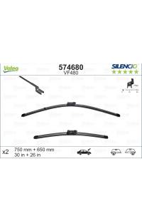 Spazzola tergi (kit dx+sx) valeo