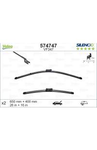 Spazzola tergi (kit dx+sx) valeo