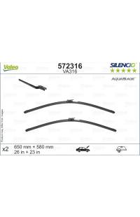 kit spazzole tergi DX+SX AQUABLADE valeo