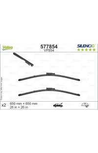 Spazzola tergi (kit dx+sx) valeo