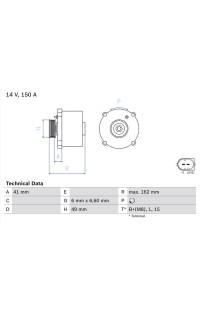 Alternatore bosch