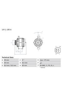 Alternatore bosch