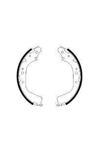 Ganascia del freno - set bosch