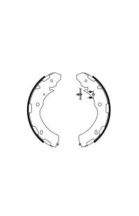 Ganascia del freno - set bosch